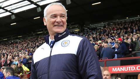 Leicester's manager Claudio Ranieri