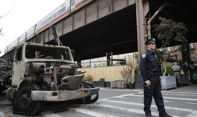 Commuters into and out of New York's famed Grand Central Terminal faced crippling delays Wednesday a day after a raging fire broke out benea