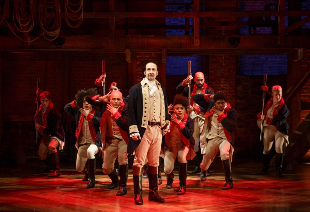 Lin Manuel-Miranda’s “Hamilton” received sixteen Tony nominations including for Best Musical