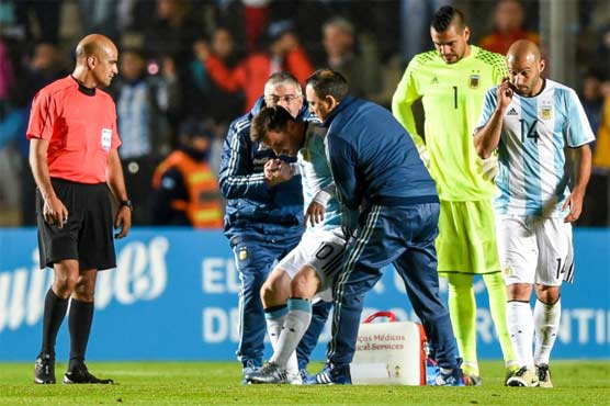 Lionel Messi suffered an injury scare on Friday as Argentina defeated Honduras 1-0 in friendly