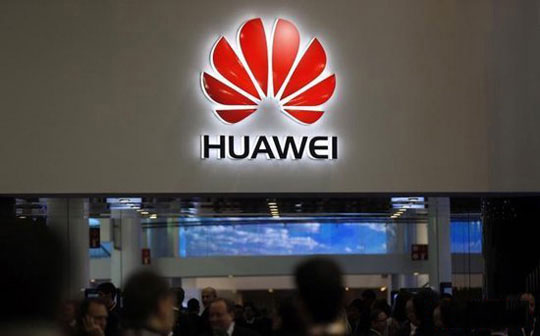 Logo of Chinese tech giant Huawei