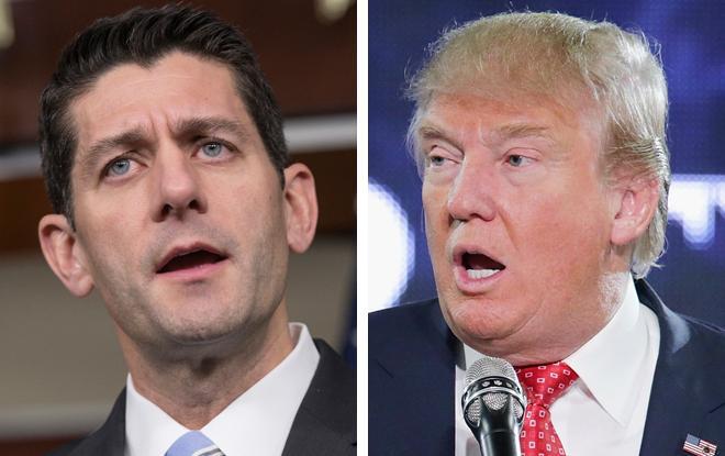 House Speaker Paul Ryan and presumptive GOP presidential nominee Donald Trump are meeting Thursday in Washington D.C