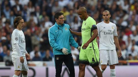 Manchester City captain Vincent Kompany will miss his side's final two games of the season