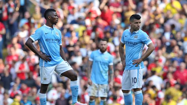 Manchester City's Champions League hopes were hit when they were held to a 2-2 draw by Arsenal on Sunday