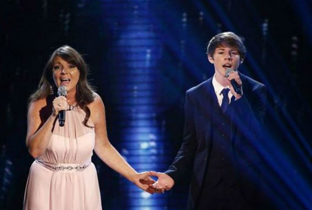 Mel and Jamie sing on Britain's Got Talent