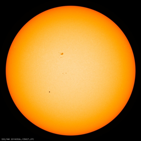 Mercury will fly across the sun in a once-in-a-decade event today