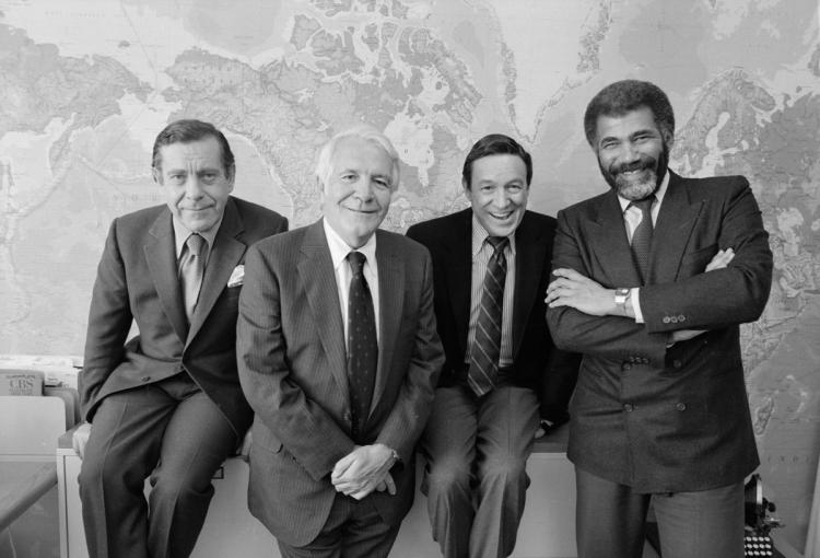 Morley Safer, seen here with his ‘60 Minutes’ colleagues in 1980 died Thursday. He was 84