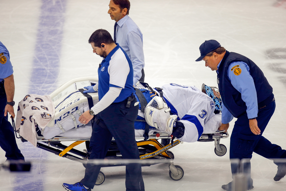 Bolts Fans cheer on Lightning in game one of Eastern Conference Finals