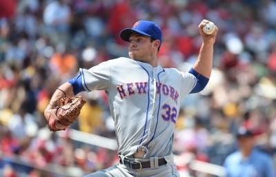 New York Mets left-hander Steven Matz delivers against the Washington Nationals on Wednesday