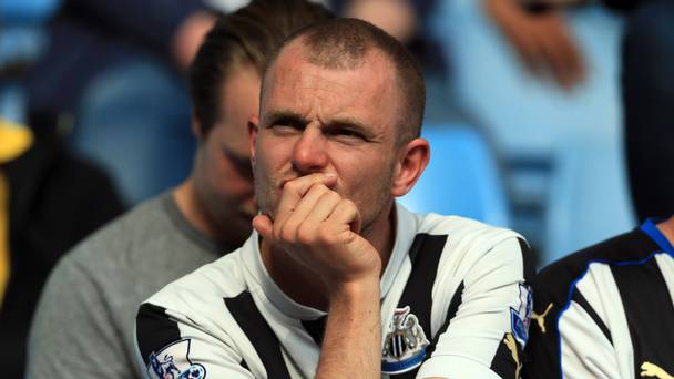 Newcastle fans will be watching their side in the Championship next season