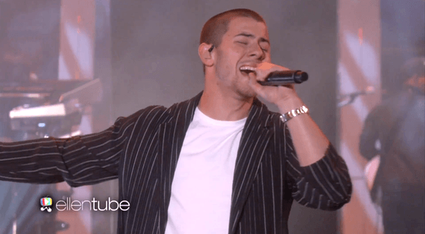 Nick Jonas takes a pie in the face for Ellen DeGeneres