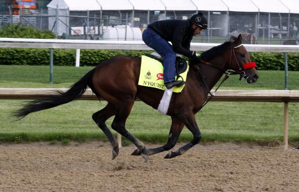 Favorite Nyquist draws favorable post position for Kentucky Derby