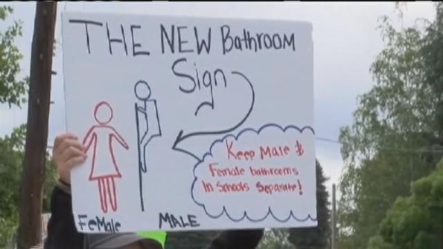 The Latest: ACLU: Don't enforce transgender bathroom bill