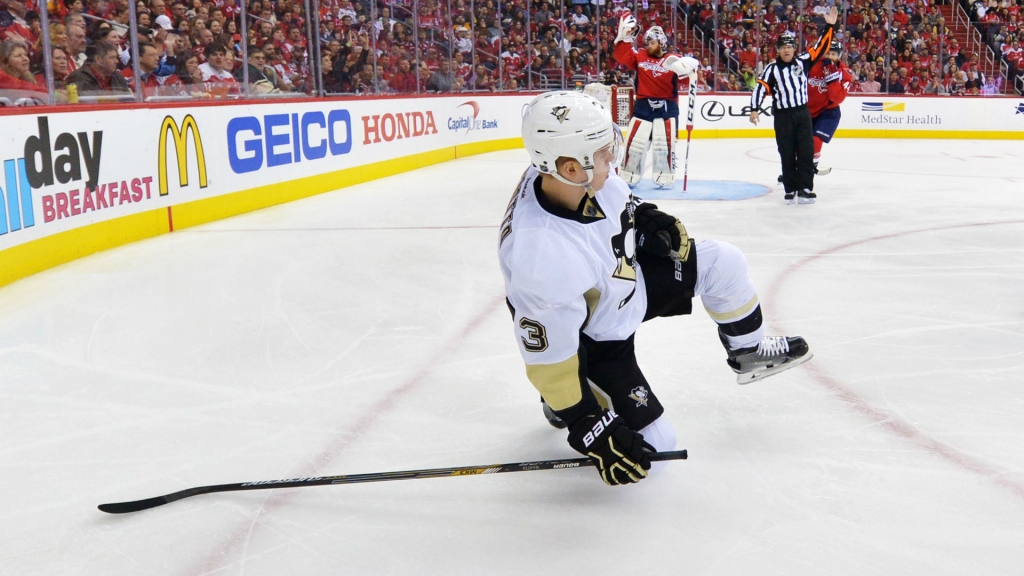 Olli Maata did not return last night after vicious hit by Brooks Orpik