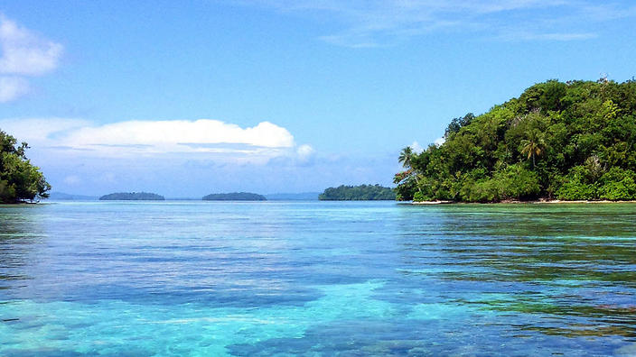 One of the many snorkelling spots at Marovo Lagoon Solomon Islands September 2014. AAP Image  Emma Kemp