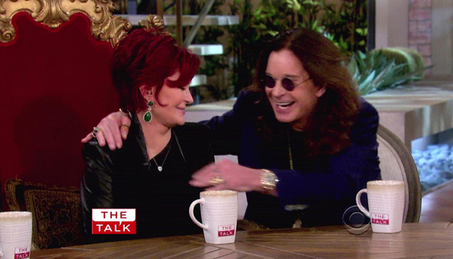 Sharon Osbourne and Ozzy Osbourne
Ozzy Osbourne Kelly Osbourne Nick Cannon and Mariah Carey appear on CBS's 'The Talk&#039 to celebrate Sharon Osbourne's 60th birthday. Sharon is brought out onto the set in a throne
USA