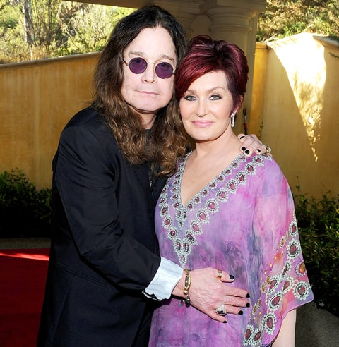 Ozzy Osbourne and Sharon Osbourne