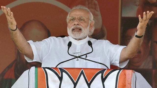 PM Modi sounds poll bugle in east UP launches free LPG connection for BPL families