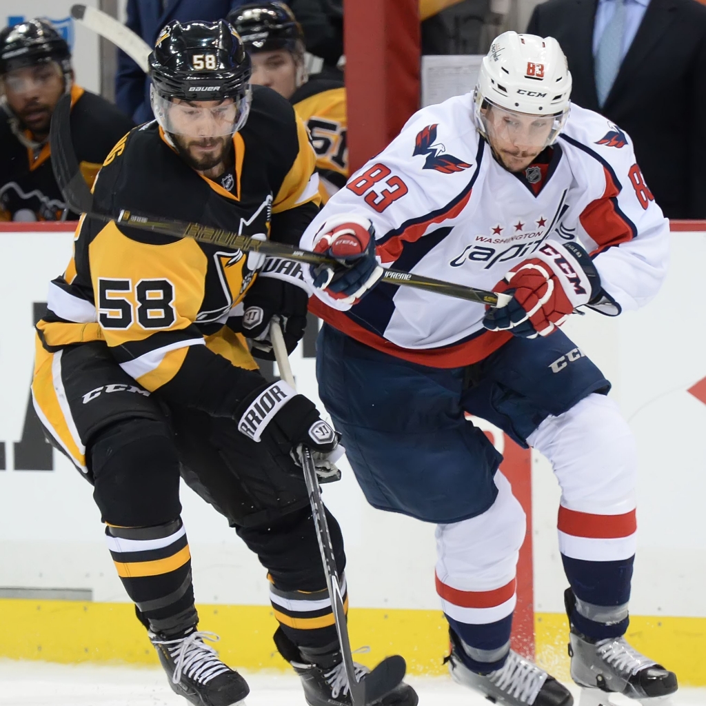 20160502pdPenguinsSports16 Penguins defenseman Kris Letang will be unable to battle the Washington Capitals and Jay Beagle Wednesday night because of a one-game suspension