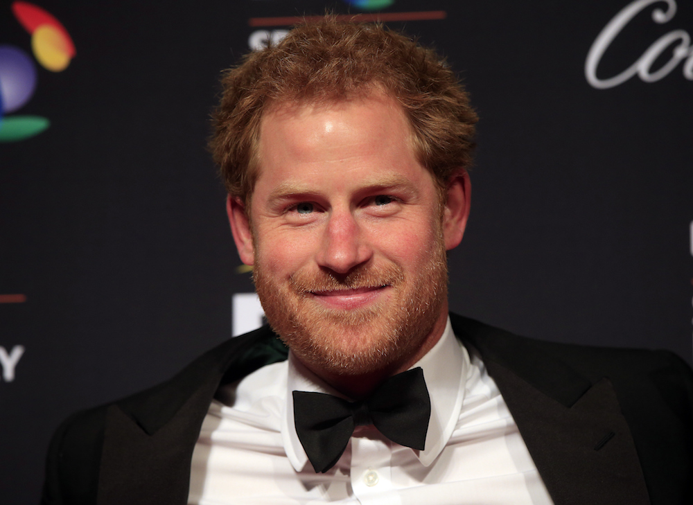 Prince Harry attending the BT Sport Industry Awards 2016 at Battersea Evolution