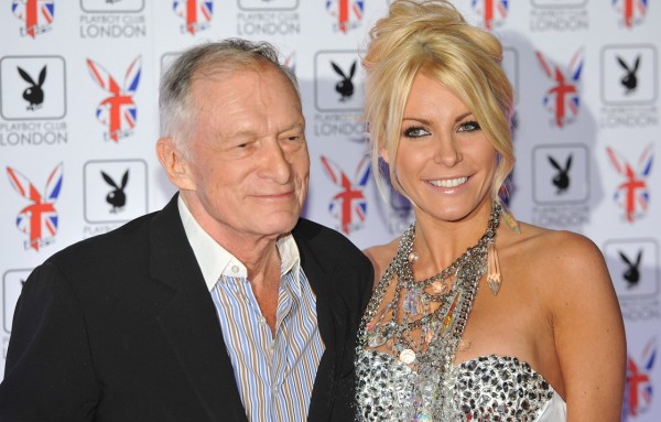 Playboy magazine founder Playboy Enterprises Hugh Hefner and Crystal Harris