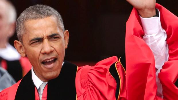 Barack Obama delivers Rutgers commencement speech