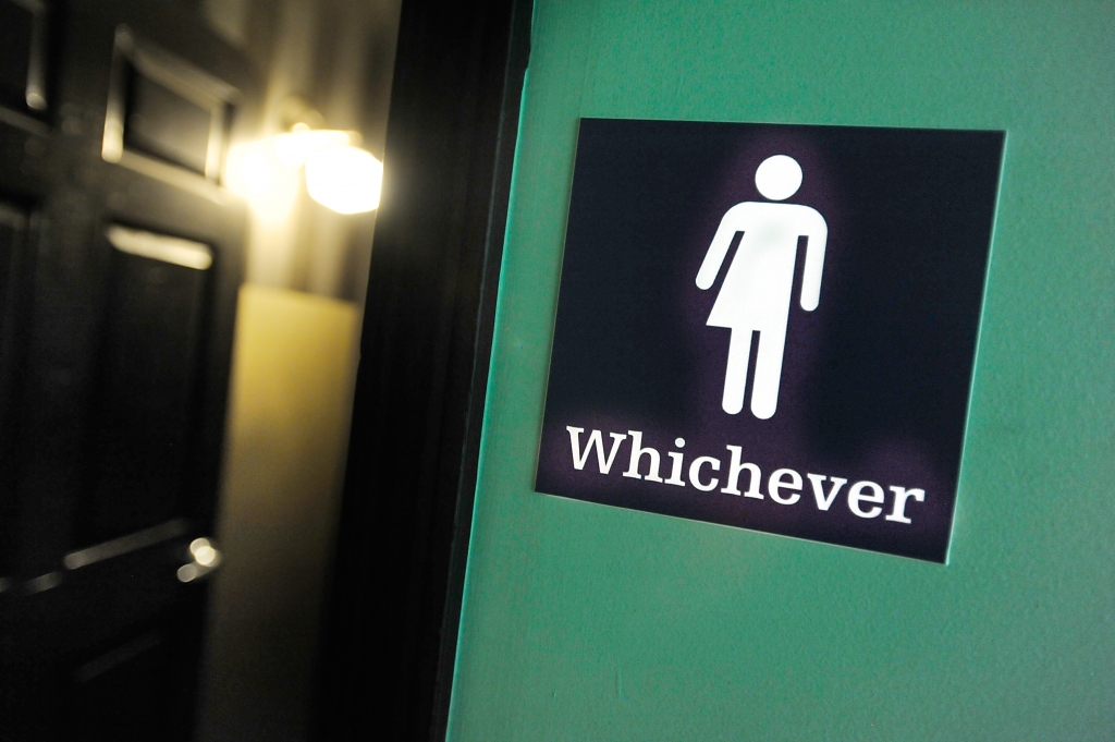 Durham North Carolina. Debate over transgender bathroom access spreads nationwide as the U.S. Department of Justice countersues North Carolina