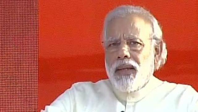 Prime Minister Narendra Modi is addressing a rally in Uttar Pradesh’s Saharanpur on May 26