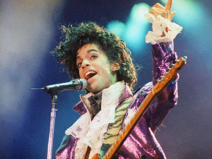 Prince performs at the Forum in Inglewood Calif. Prince widely acclaimed as one of the most inventive and influential musicians of his era with hits including'Little Red Corvette' ''Let's Go Crazy and