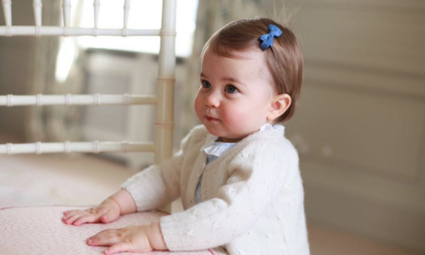 Royals publish pictures of Princess Charlotte to mark her first birthday