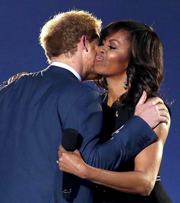 MICHELLE OBAMA AND PRINCE HARRY