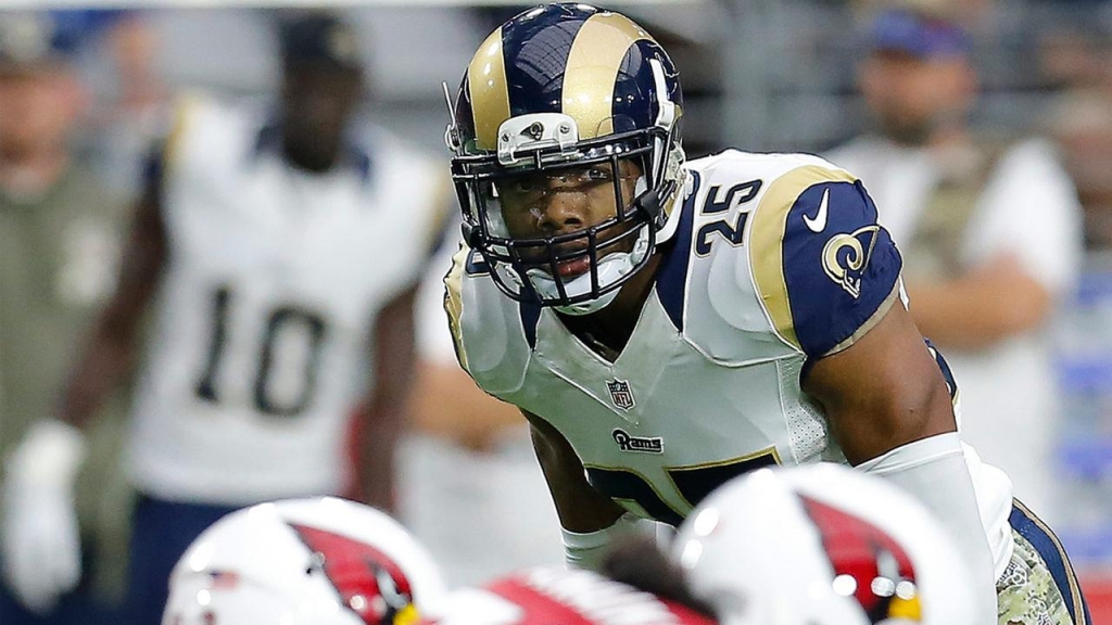 St. Louis Rams strong safety T.J. Mc Donald during the first quarter of an NFL football game against the Arizona Cardinals Sunday Nov. 9 2014 in Glendale Ariz