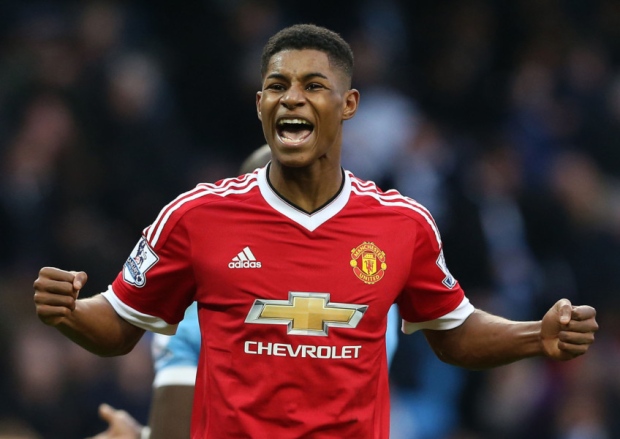 United striker Marcus Rashford