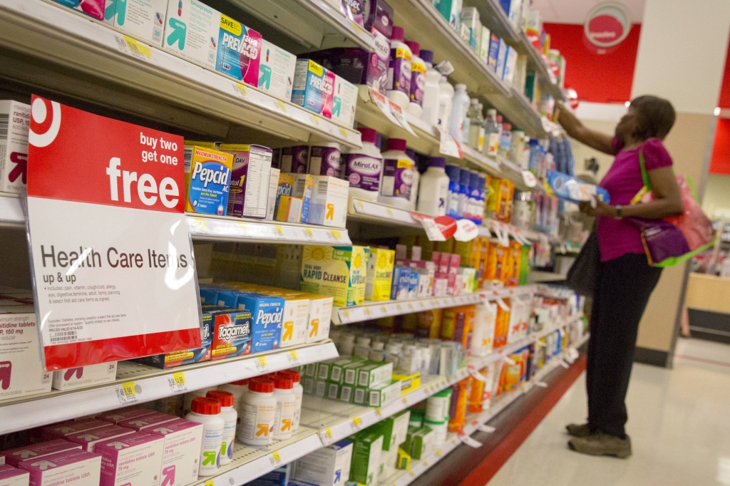 Reuters  Brendan McDermidA customer shops in the pharmacy department of a Target store in the Brooklyn borough of New York