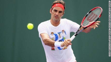 Roger Federer is a targeting a return to action at the Italian Open