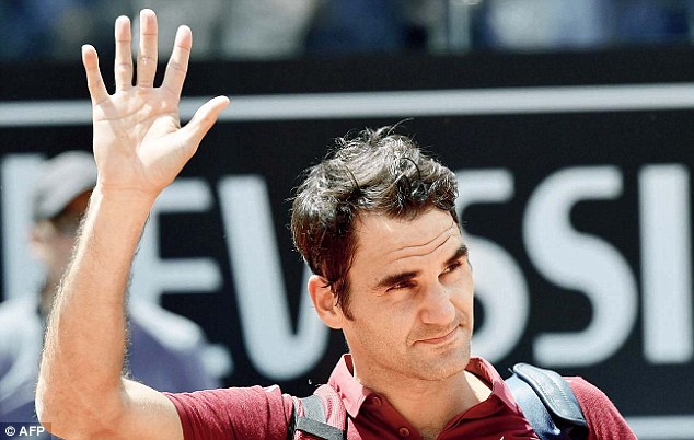 Roger Federer lost to Dominic Thiem in the third round of the Italian Open on Thursday 7-6 6-4