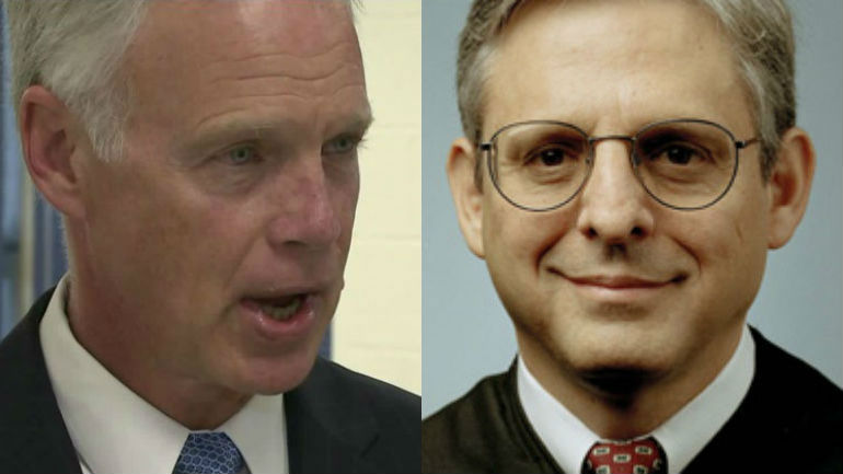 Ron Johnson and Merrick Garland