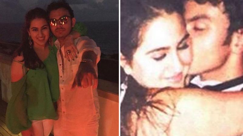 Sara Ali Khan with her alleged boyfriend Veer Pahariya