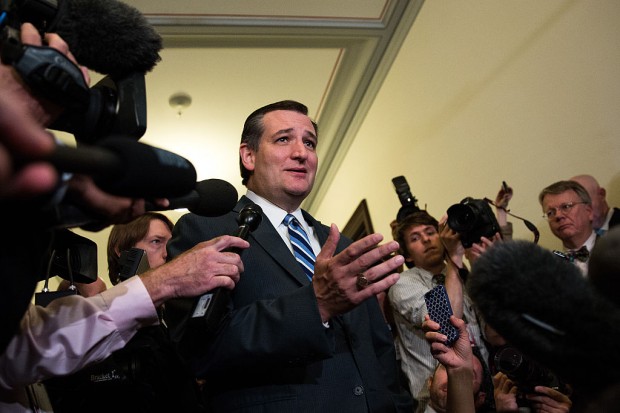 Washington DC. Sen. Cruz returned to the Senate after he had dropped out of the U.S. presidential race