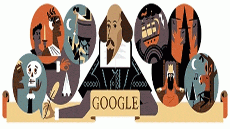 Google Doodle William Shakespeare