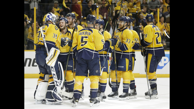 Nashville Predators 'comfortable and confident with our game' despite trailing San Jose Sharks