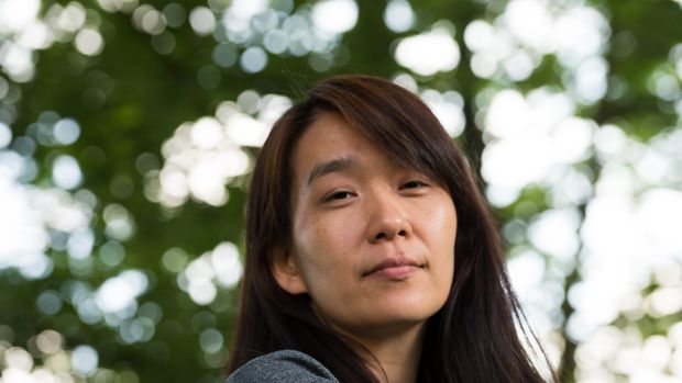 South Korean writer Han Kang at Edinburgh Writers Festival in 2015