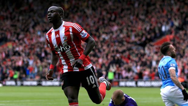 Southampton's Sadio Mane saw off Manchester City