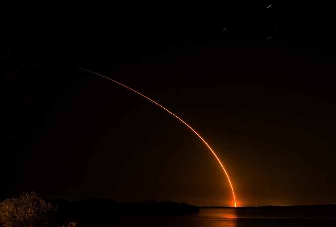 SpaceX successfully launch a JCSAT-14 communications satellite from Cape Canaveral Air Force Station on Thursday