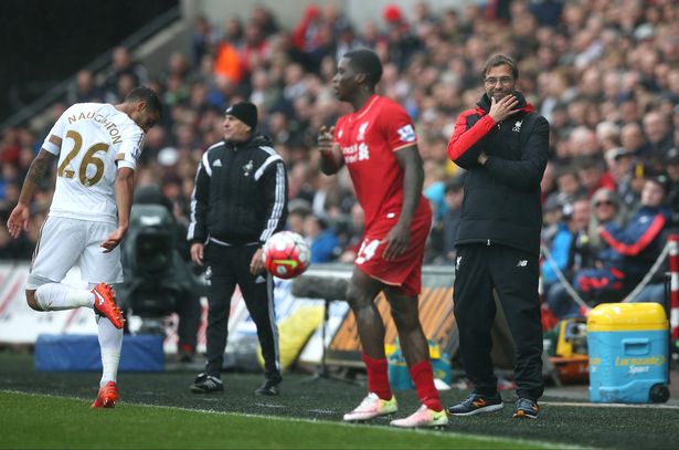 Steve Bardens  Getty Images
Jurgen Klopp smiles during the Barclays Premier League match between Swansea City and Liverpool