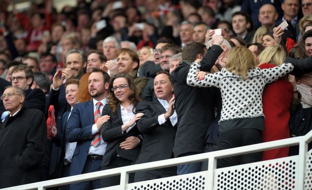 Steve Gibson reacts to the full time whistle