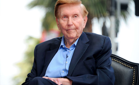 Sumner Redstone Honored On The Hollywood Walk Of Fame