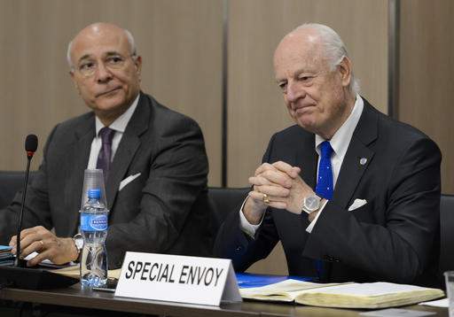 De Mistura to brief major powers on Syria talks on Wednesday