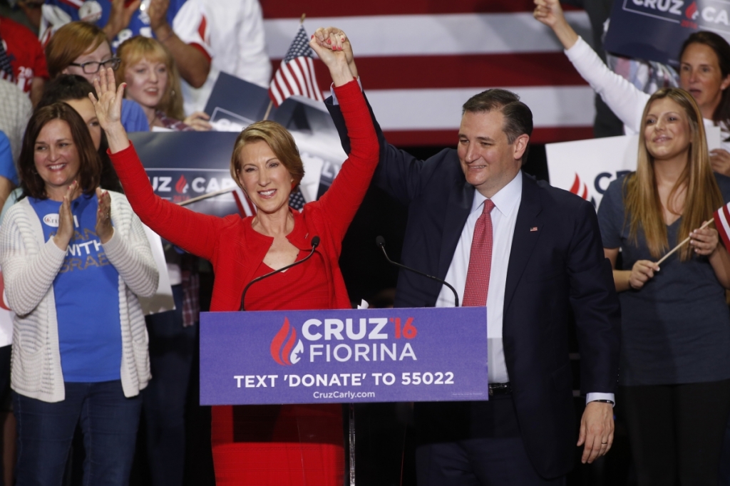 Ted Cruz and Carly Fiorina