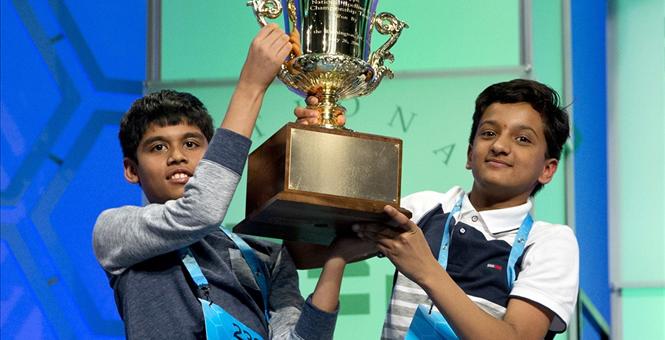 National Spelling Bee ends in its unlikeliest tie to date